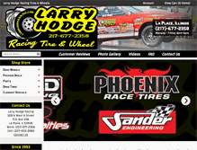 Tablet Screenshot of larryhodgeracing.com